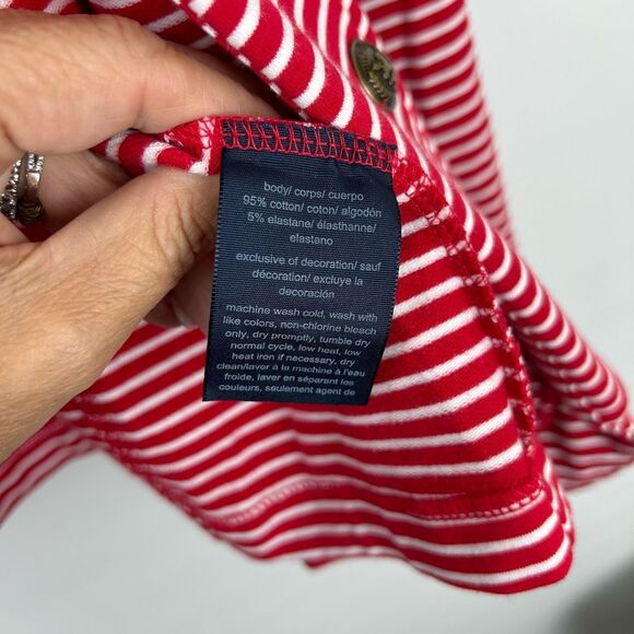 Tommy Hilfiger Womens Jacket XL Stripe Nautical Military blazer holidays - Picture 8 of 12